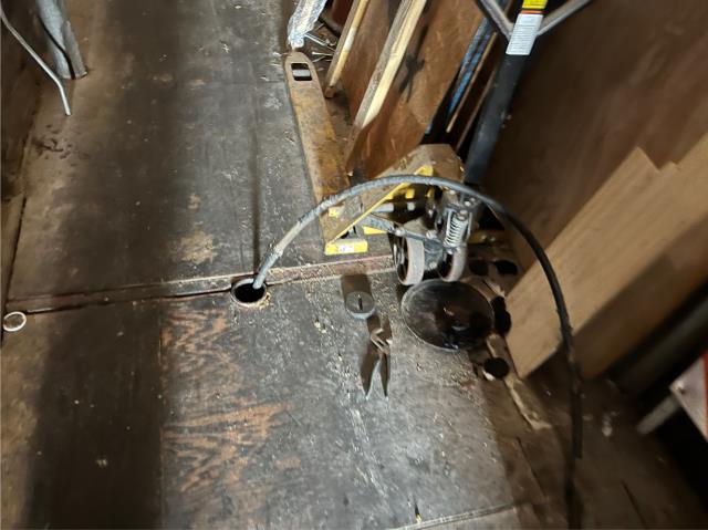 Ran the hydro jetter into the main grease line clean outs in the hallway near the alley behind the restaurant. 
  Ran the hose uphill as far as it would go into the 4” 2 way clean out before the tank multiple times. Then ran it downhill into the tank multiple times to get the line from the restaurant to the grease trap as clear as we could get it. 
  Then ran downhill into the 4” one way clean out after the grease trap. 