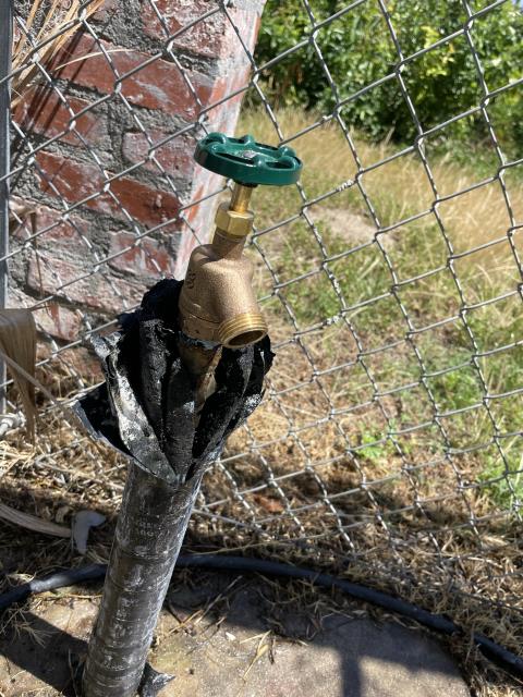 I arrived at the property to find a leaking hose bib in the backyard and a broken tub spout in the hallway bathroom. I fixed the leaking wall mount faucet in the laundry room and cleaned the aerators for the faucets in both bathrooms. I also replaced the T&P for the solar panel on the roof and tested all systems to ensure they were working properly.