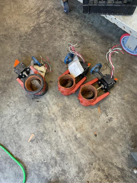 
We recently completed a 5-year internal inspection of this building's wet fire sprinkler systems. During the inspection, we identified that three butterfly control valves were not holding properly. To ensure system reliability and code compliance, we drained all three wet sprinkler systems, removed and replaced each defective butterfly control valve, and re-filled, pressurized, and functionally tested all systems. This inspection and repair helped restore system integrity, improve fire protection readiness, and meet NFPA 25 compliance standards.