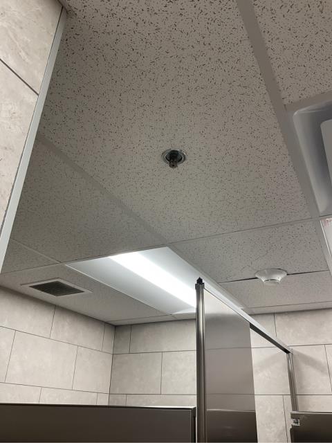 During a recent NFPA 25 quarterly inspection of a customer’s wet fire sprinkler system, we identified that several sprinkler head escutcheons were missing. Missing escutcheons leave gaps around sprinkler heads that can affect proper system operation and are considered a code violation.

To correct the issue, we adjusted the sprinkler heads as needed and installed new, properly fitting escutcheons to restore the system to full NFPA compliance.