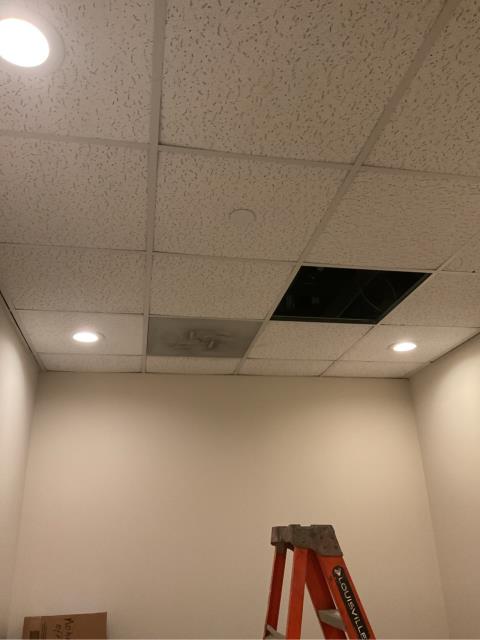 We just completed a project involving the relocation and addition of concealed fire sprinkler heads in an office space. The building's layout had recently changed, and the existing sprinkler coverage no longer met NFPA requirements.

Our team evaluated the new floor plan and strategically added and repositioned sprinkler heads to ensure full, code-compliant fire protection throughout the updated office area.