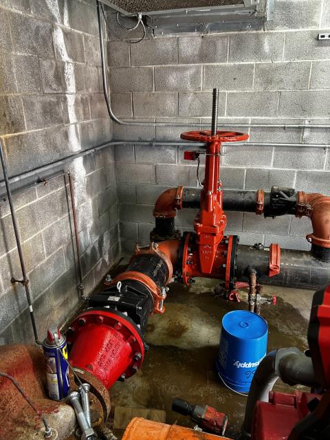 We just completed a fire pump room repipe and successfully relocated the jockey pump controller to a new wall.