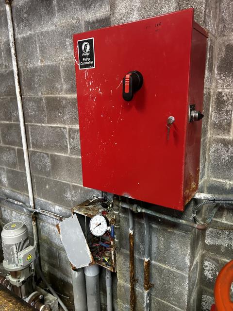 We just completed a fire pump room repipe and successfully relocated the jockey pump controller to a new wall.