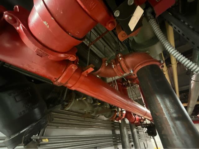 During an annual NFPA 25 fire pump inspection at a commercial property, we identified damage to the test header that needed attention. Our team completed the necessary repairs to the test header and successfully performed the full annual fire pump inspection.