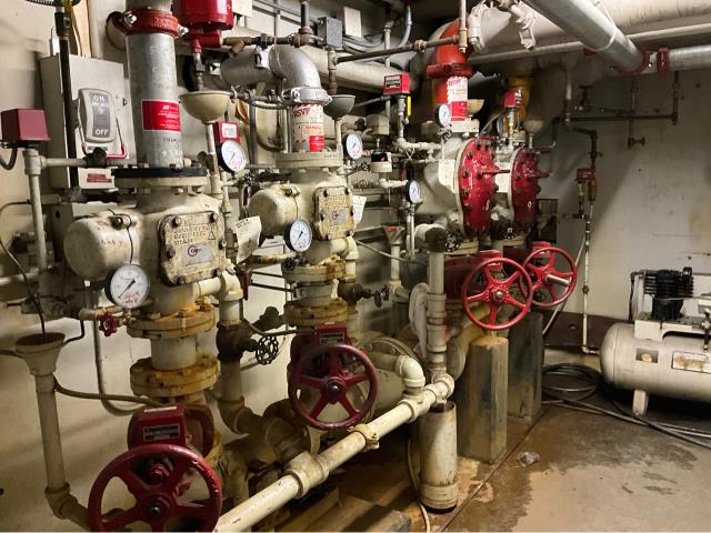 Our team inspected multiple fire protection systems, including dry systems, pre-action systems, wet pipe systems, and standpipe systems as part of the semi-annual inspection ensuring full compliance with NFPA standards. Regular inspections like these are critical for maintaining safety and system readiness in commercial properties.