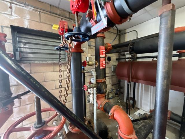 We just completed an NFPA 25 quarterly inspection of a wet fire sprinkler system along with the monthly churn test for a diesel fire pump at a local commercial property. All components were tested and verified for proper function, ensuring continued compliance and fire protection readiness.