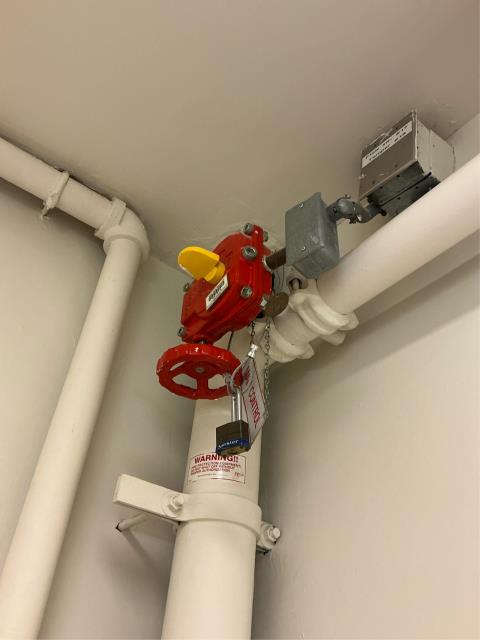 Just wrapped up a semi-annual NFPA inspection on a wet fire sprinkler system with multiple sectional control valves. We checked all system components for proper operation, verified valve positions, and inspected gauges and alarms for accuracy. Everything tested within code requirements, and the system is ready to protect the building if needed.