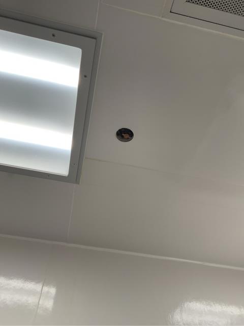 Today our team completed a quick but important fire protection repair for a customer. We replaced a missing G5 sprinkler head cover plate, ensuring the ceiling system is fully restored and the fire sprinkler operates as designed. A missing cover plate can delay sprinkler activation during a fire, so addressing this right away helps maintain proper safety and code compliance.