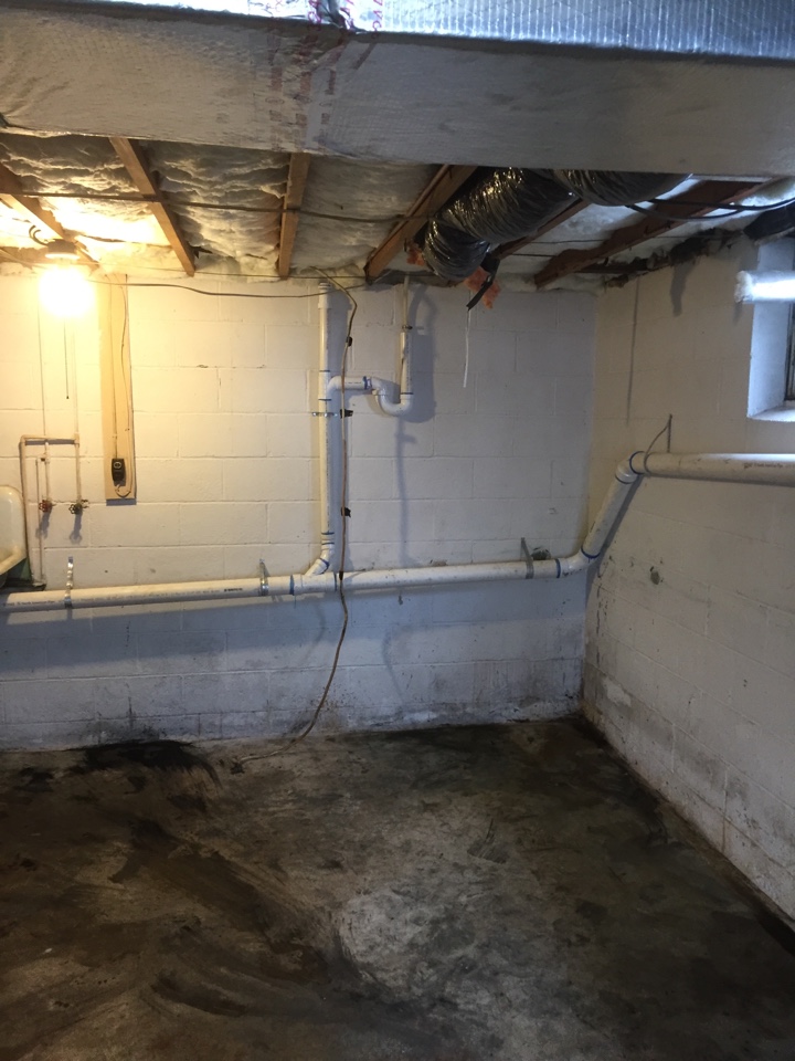 Replaced some leaking cast iron drain lines with new PVC pipe and fittings.