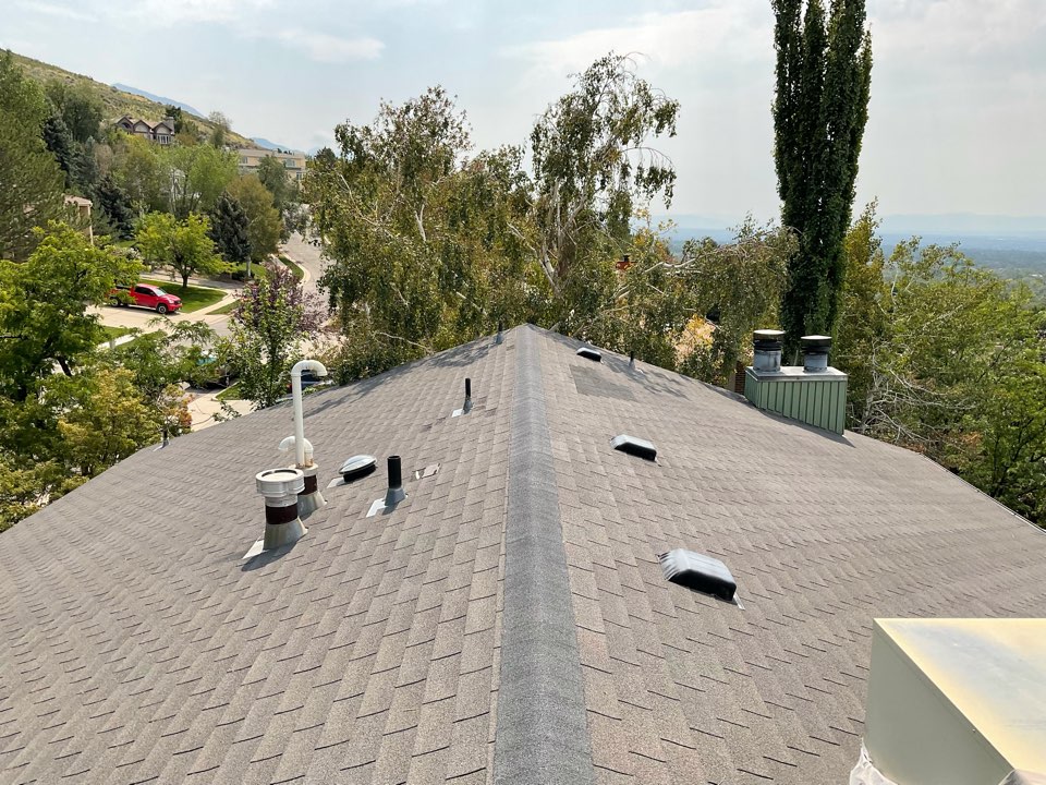 Salt Lake City, UT - Roof inspection on east bench, Salt Lake City. Salt Lake City, UT - Roof inspection on east bench, Salt Lake City.