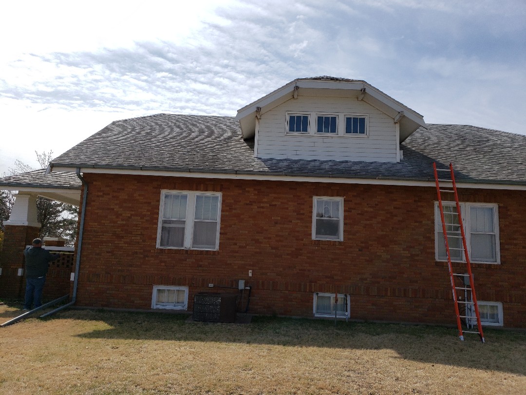Russell, KS - In Russell today working with clients! Need a quote? Call us at Roofmasters! Russell, KS - In Russell today working with clients! Need a quote? Call us at Roofmasters!