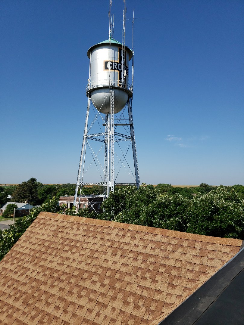 La Crosse, KS - Working the great town of La Crosse, Kansas this morning. Give Roofmasters a call for any of your roofing needs! La Crosse, KS - Working the great town of La Crosse, Kansas this morning. Give Roofmasters a call for any of your roofing needs!