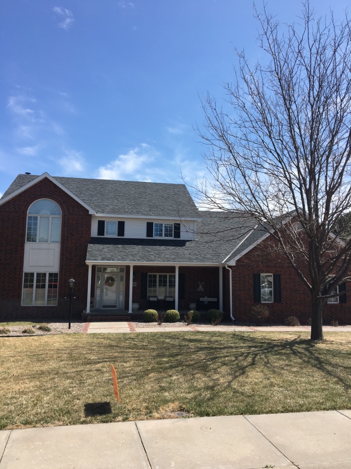 Hays, KS - Roofmasters completed this roof in one day, Malarkey Legacy IR in Midnight Black. Hays, KS - Roofmasters completed this roof in one day, Malarkey Legacy IR in Midnight Black.