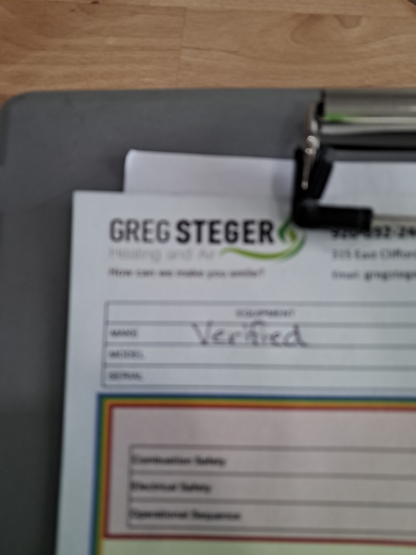 Furnace maintenance and tune up 