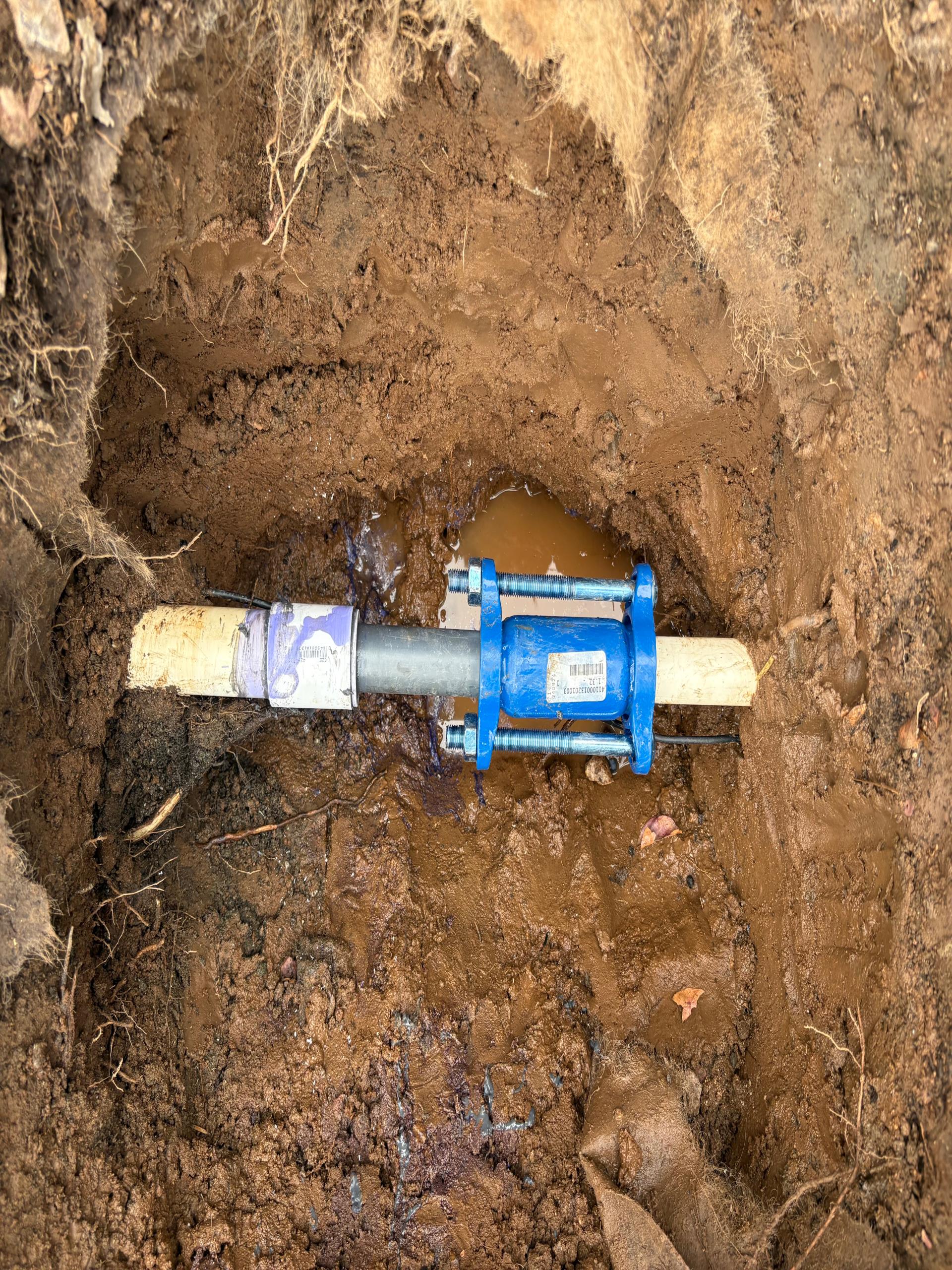 8 - 10. John Murphy emailed in: At subject address it appears the leak is still in existence….. it was noted yesterday that outside the fence adjacent to the patio the system is still leaking…. Please take a look and take care of….. I seem to remember that the concrete patio with pavers was going to be done tomorrow.  Please advise.