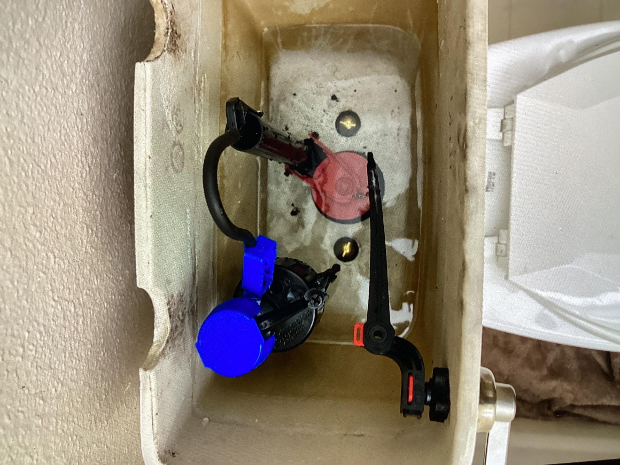 8 - 10. COD. Spoke to Barbara. Needs toilet refitted, gasket refitted, bolts rusted on and can't get off, seal has disintegrated. Please check out and provide pricing for repair before preforming any work! 