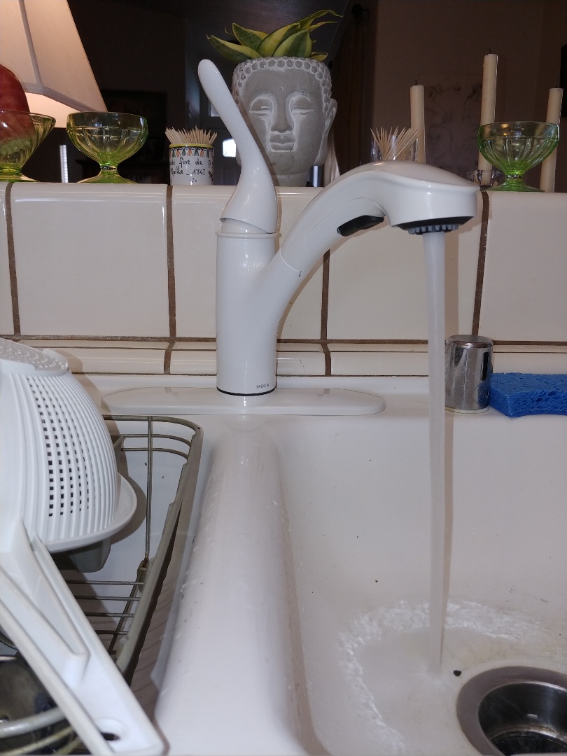 Davis, CA - Replaced kitchen faucet. Davis, CA - Replaced kitchen faucet.