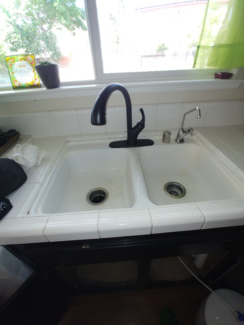 Concord, CA - Installed customer supplied faucet Concord, CA - Installed customer supplied faucet