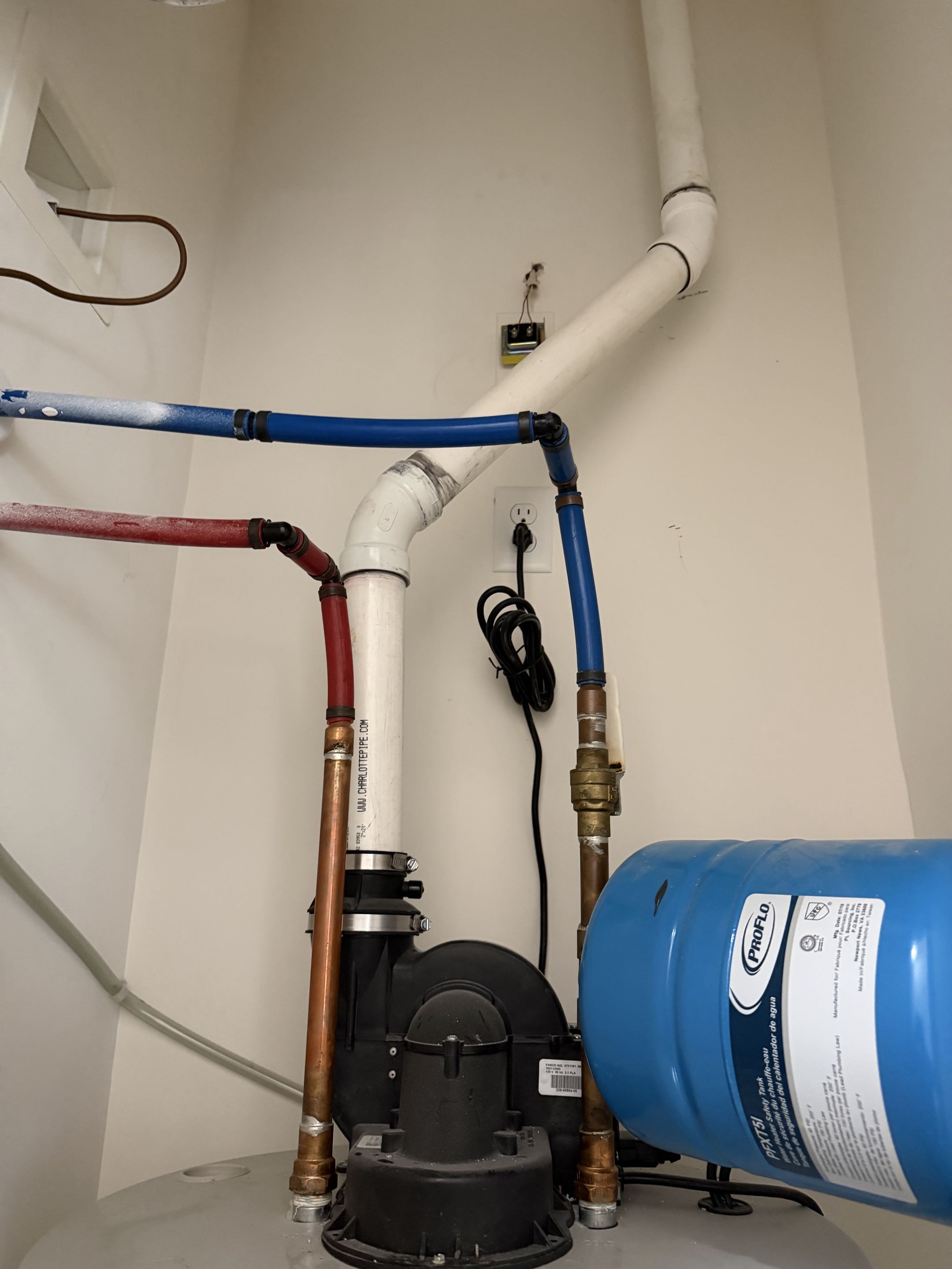Plumber needed for hot water heater repair. Carbon monoxide. 