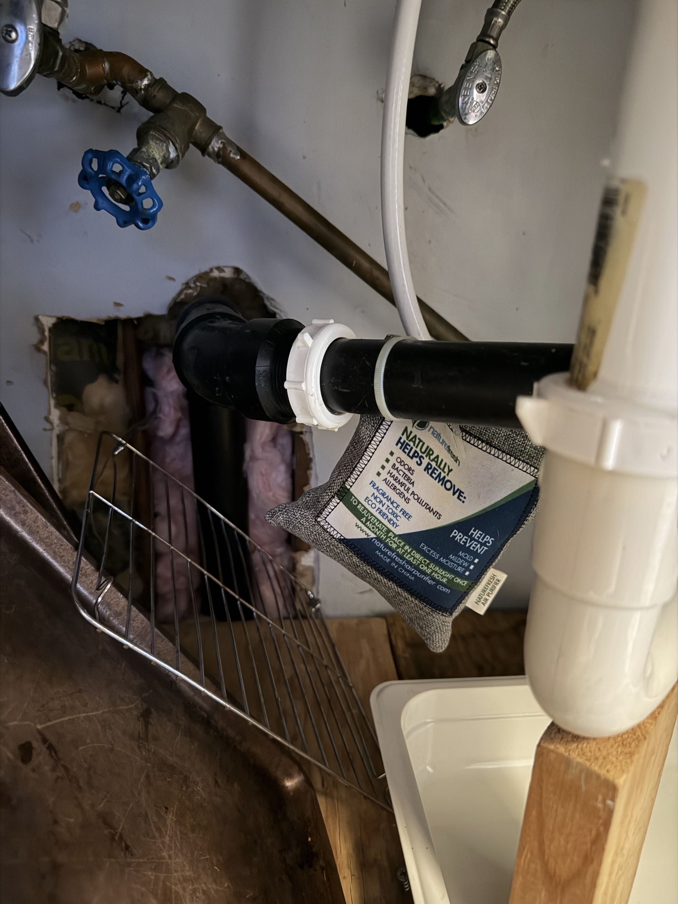 Plumber needed for drain repair on kitchen sink drain line that is leaking outside of house. 