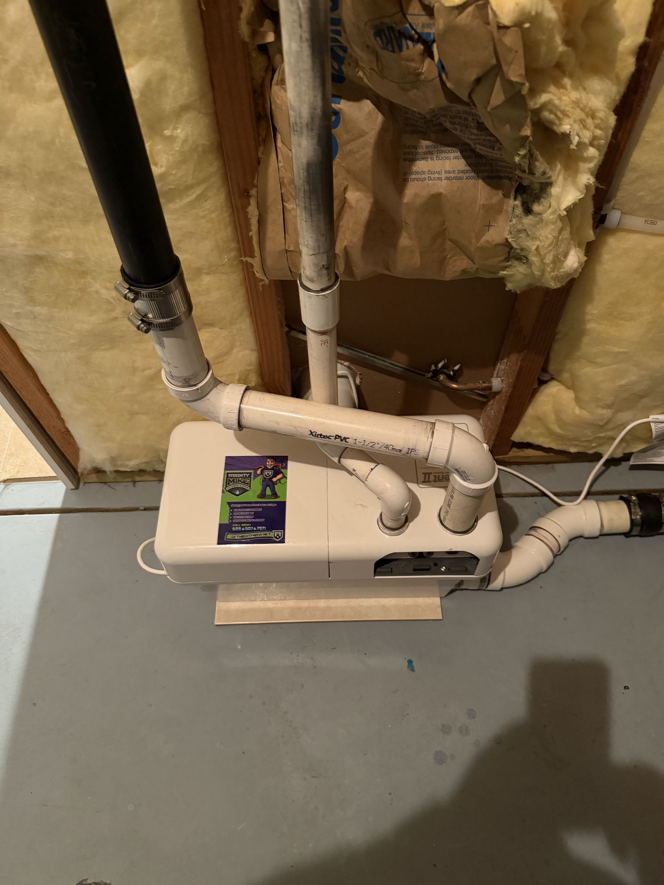 Plumber needed to replace basement toilet pump