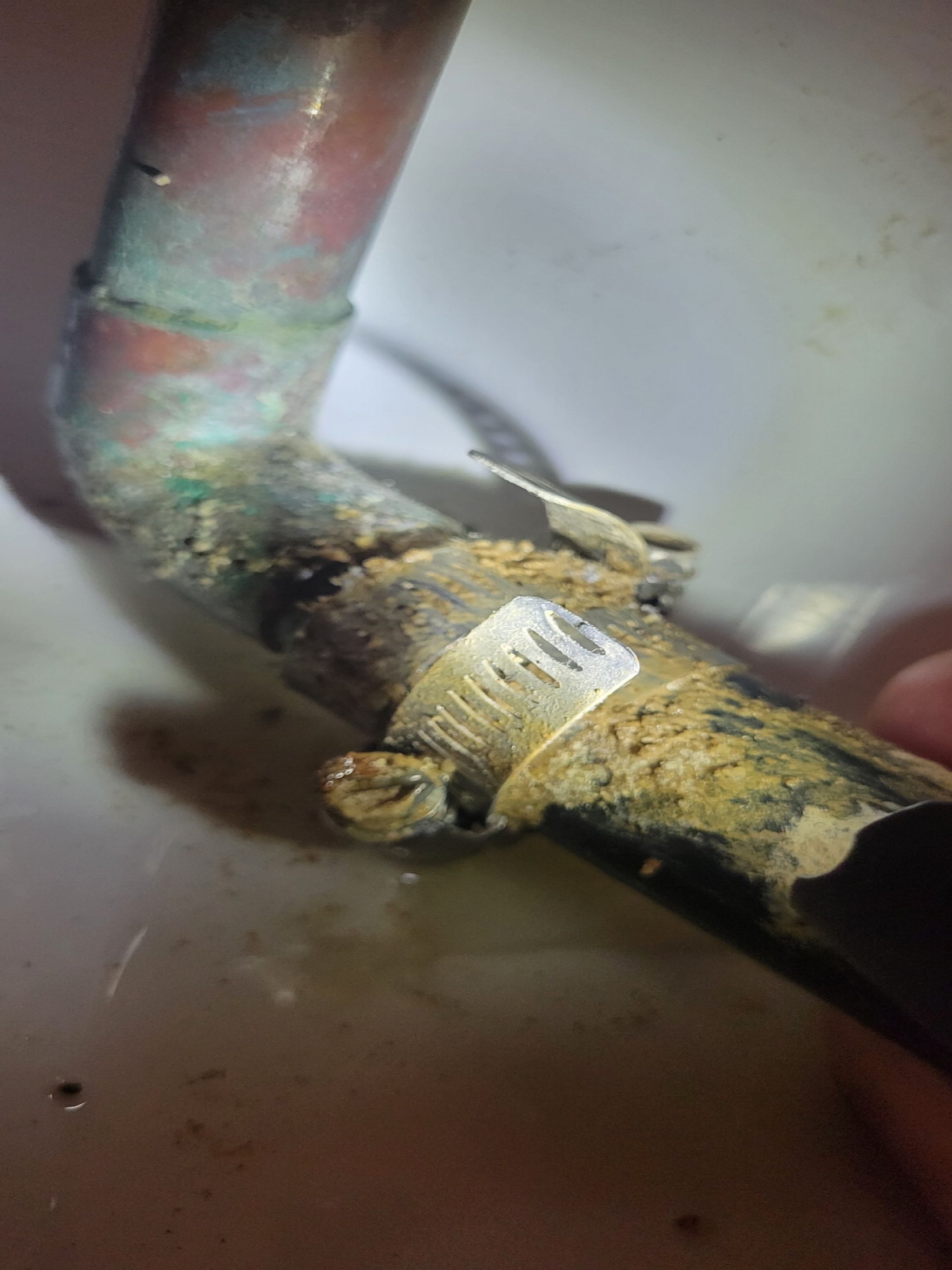 Needed plumber to make a main water pipe repair inside crawlspace. 