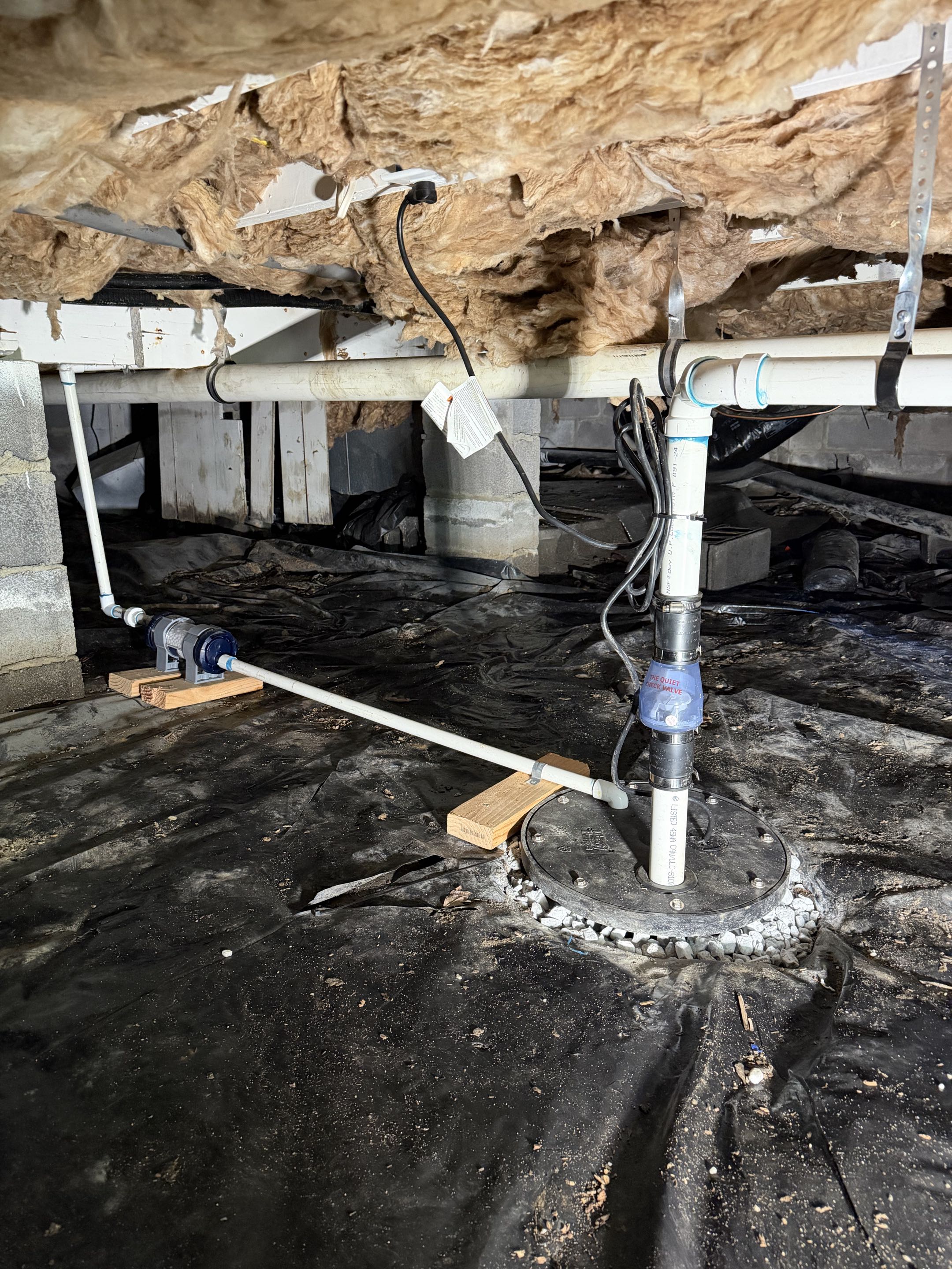 Need a plumber to install new gas lines in the home to make it safe as well as install a sump pump