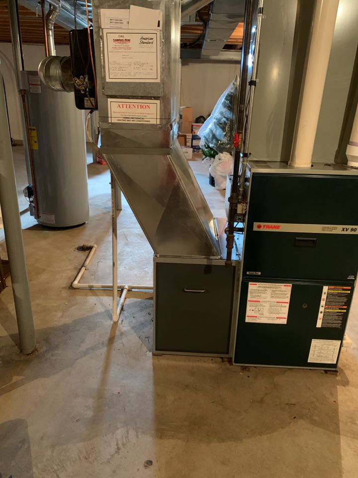 Installed an I-WaveR and removed old electric filter and replaced with new 5” filter cabinet Installed an I-WaveR and removed old electric filter and replaced with new 5” filter cabinet