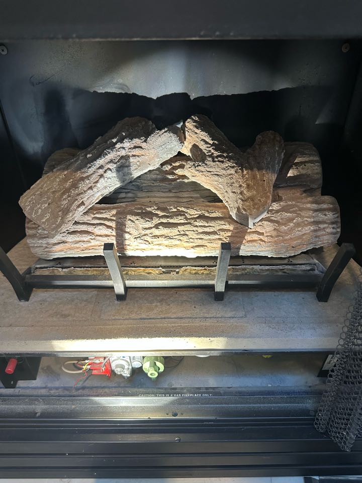 Getting the fireplace running for winter Getting the fireplace running for winter