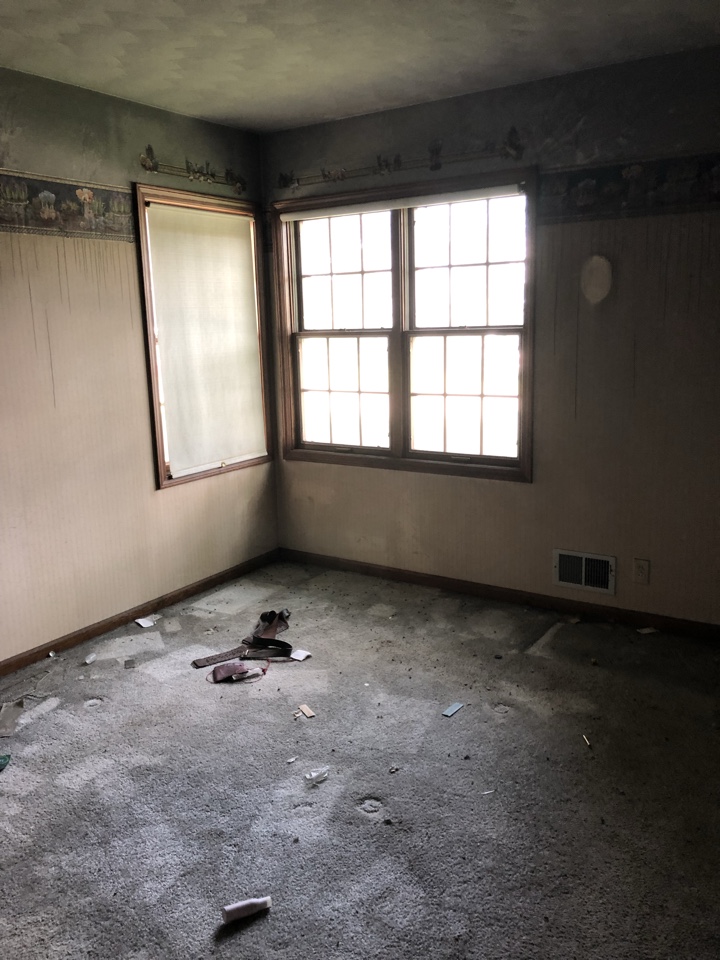 Grand Rapids, MI - Fire damage restoration. What to show you a photo of inside the start of demolition of a fire project. The solution is fire restoration demo first. Then deodorization of interior. Then reconstruction. Heavy smoke smell on the home. Grand Rapids, MI - Fire damage restoration. What to show you a photo of inside the start of demolition of a fire project. The solution is fire restoration demo first. Then deodorization of interior. Then reconstruction. Heavy smoke smell on the home.