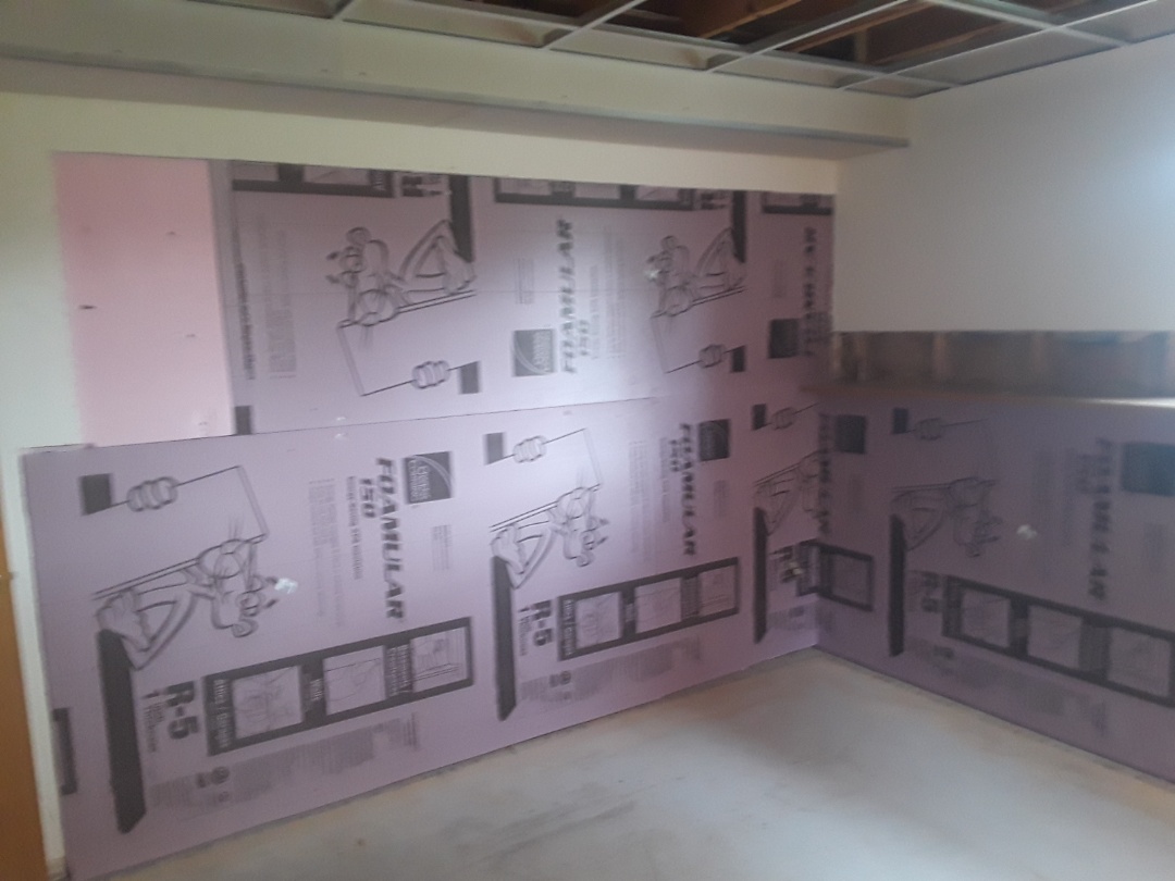 Georgetown Township, MI - Installed the polystyrene insulation over the firing strips yesterday Georgetown Township, MI - Installed the polystyrene insulation over the firing strips yesterday