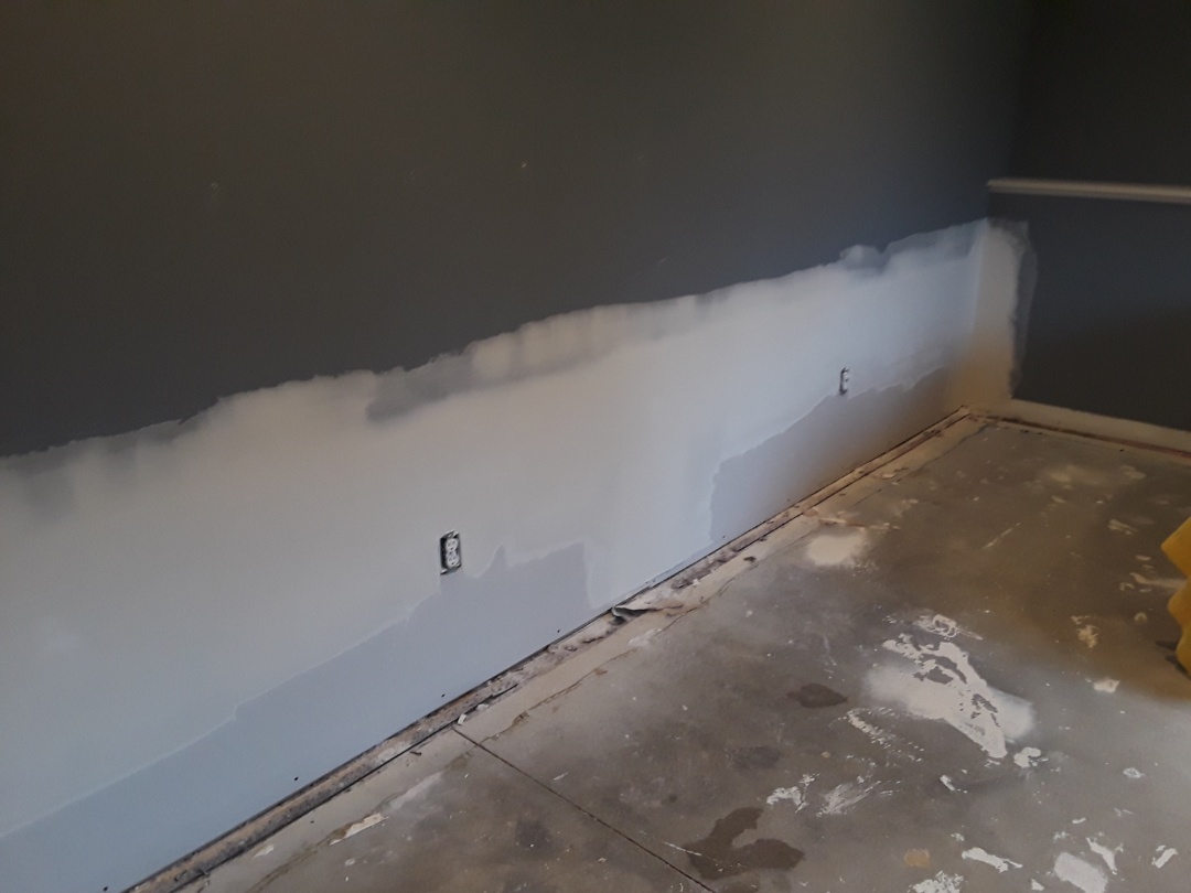 Allendale Charter Township, MI - Hard to tell, but I applied the 3rd coat of mud. Next is sanding and priming Allendale Charter Township, MI - Hard to tell, but I applied the 3rd coat of mud. Next is sanding and priming