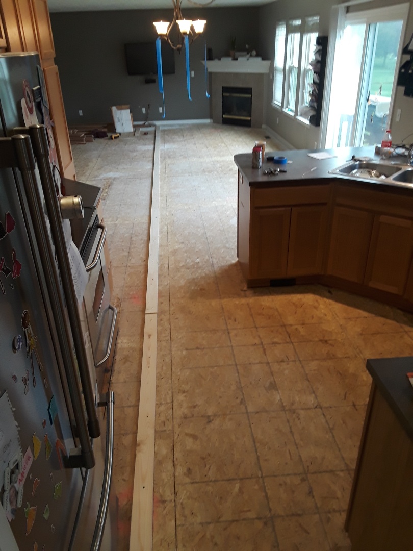 Allendale Charter Township, MI - The floor is prepped and I'm ready to start installing a beautifull hardwood floor Allendale Charter Township, MI - The floor is prepped and I'm ready to start installing a beautifull hardwood floor