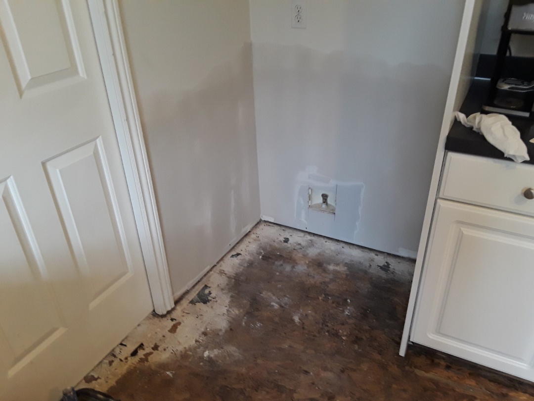 Ada, MI - The drywall is replaced and I applied three coats of mud Ada, MI - The drywall is replaced and I applied three coats of mud