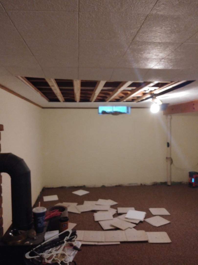 Grand Rapids, MI - Ceiling collapsed in the basement for unknown reason Grand Rapids, MI - Ceiling collapsed in the basement for unknown reason