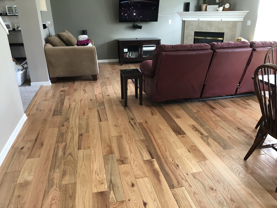 Allendale Charter Township, MI - Final walk through on new floor install. Customer is very happy with the outcome and the home is completely restored Allendale Charter Township, MI - Final walk through on new floor install. Customer is very happy with the outcome and the home is completely restored