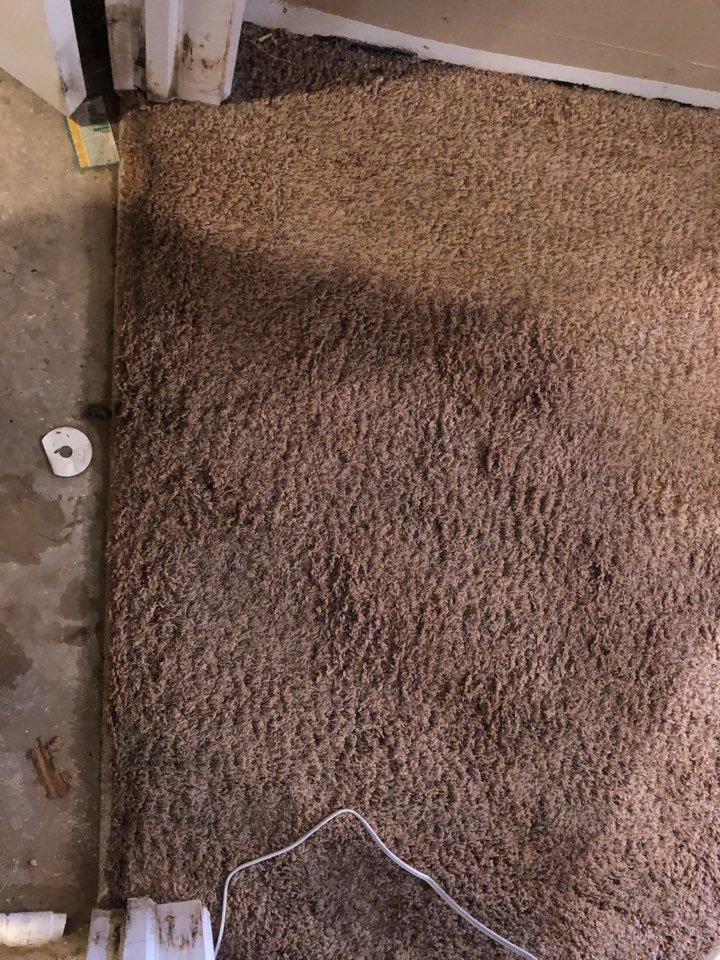 Hudsonville, MI - Setting up drying equipment. 8 axiial fans and dehumidifier. Structure drying. Sump pump is fixed. Hudsonville, MI - Setting up drying equipment. 8 axiial fans and dehumidifier. Structure drying. Sump pump is fixed.