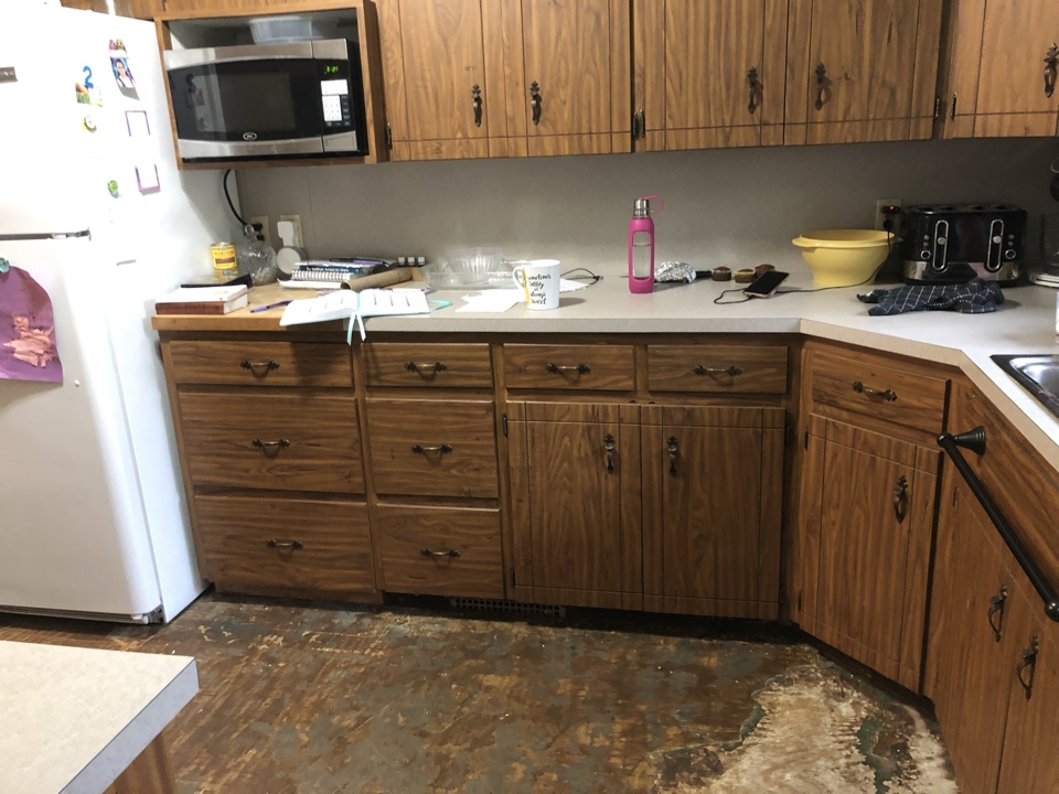 Coopersville, MI - Water damage to kitchen cabinets and subfloor damage. Agreed upon price with Insurance company so we can move forward on the water restoration portion of the claim. Customer is picking out cabinets and vinyl plank flooring. Coopersville, MI - Water damage to kitchen cabinets and subfloor damage. Agreed upon price with Insurance company so we can move forward on the water restoration portion of the claim. Customer is picking out cabinets and vinyl plank flooring.