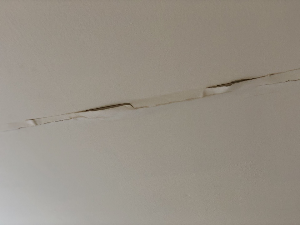 Wyoming, MI - Wet drywall ceiling in basement from broken waterline from dishwasher Wyoming, MI - Wet drywall ceiling in basement from broken waterline from dishwasher