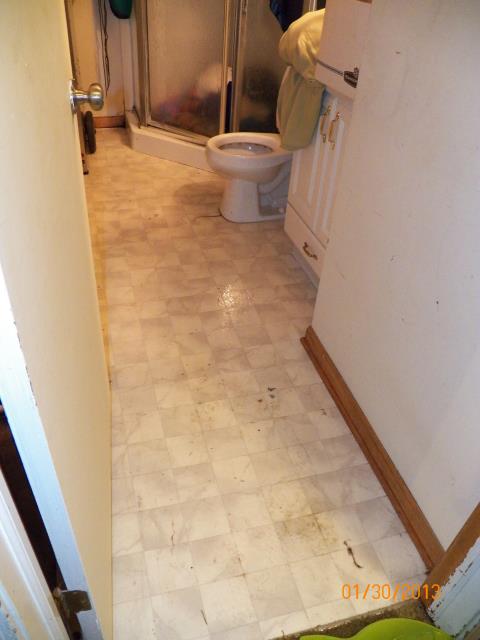 Grand Rapids, MI - Flooded water from toilet leak. Grand Rapids, MI - Flooded water from toilet leak.