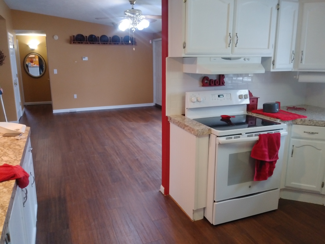 Middleville, MI - So close to being done. Finished the vinyl plank floor, installed trim And got some of it painted. Middleville, MI - So close to being done. Finished the vinyl plank floor, installed trim And got some of it painted.