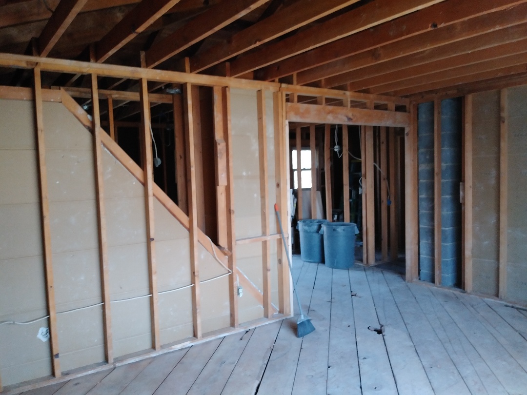 Walker, MI - Last day of demo. Removed all the insulation from the attic. Finished details. Shop vaced the entire house Walker, MI - Last day of demo. Removed all the insulation from the attic. Finished details. Shop vaced the entire house