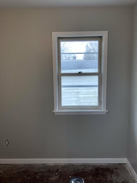 Grand Rapids, MI - Finished job from the fire damaged wall. Grand Rapids, MI - Finished job from the fire damaged wall.