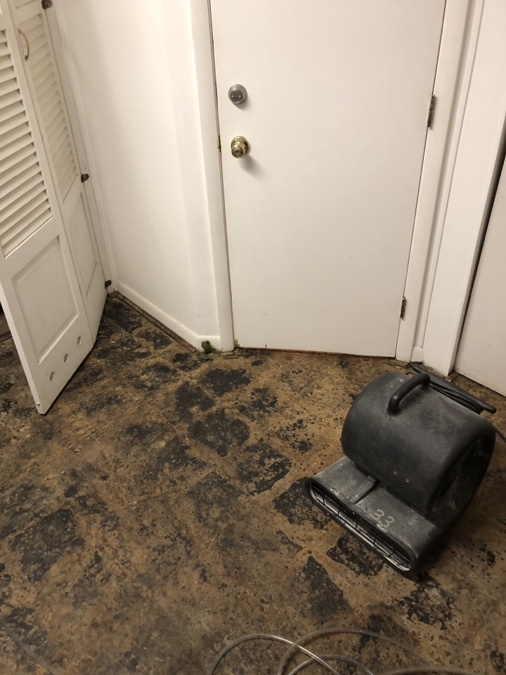 Holland, MI - Water damage from recent rain. Water extraction and removal of some wet drywall. Set up drying equipment Holland, MI - Water damage from recent rain. Water extraction and removal of some wet drywall. Set up drying equipment