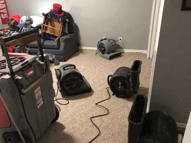 Grand Rapids, MI - Water damage inspection and taking moisture reading. Grand Rapids, MI - Water damage inspection and taking moisture reading.