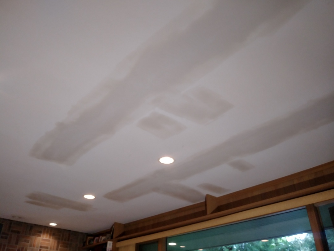 Grand Rapids, MI - All the cracks are reamed out, taped and mudded three times. Tomorrow is sand prime and paint Grand Rapids, MI - All the cracks are reamed out, taped and mudded three times. Tomorrow is sand prime and paint