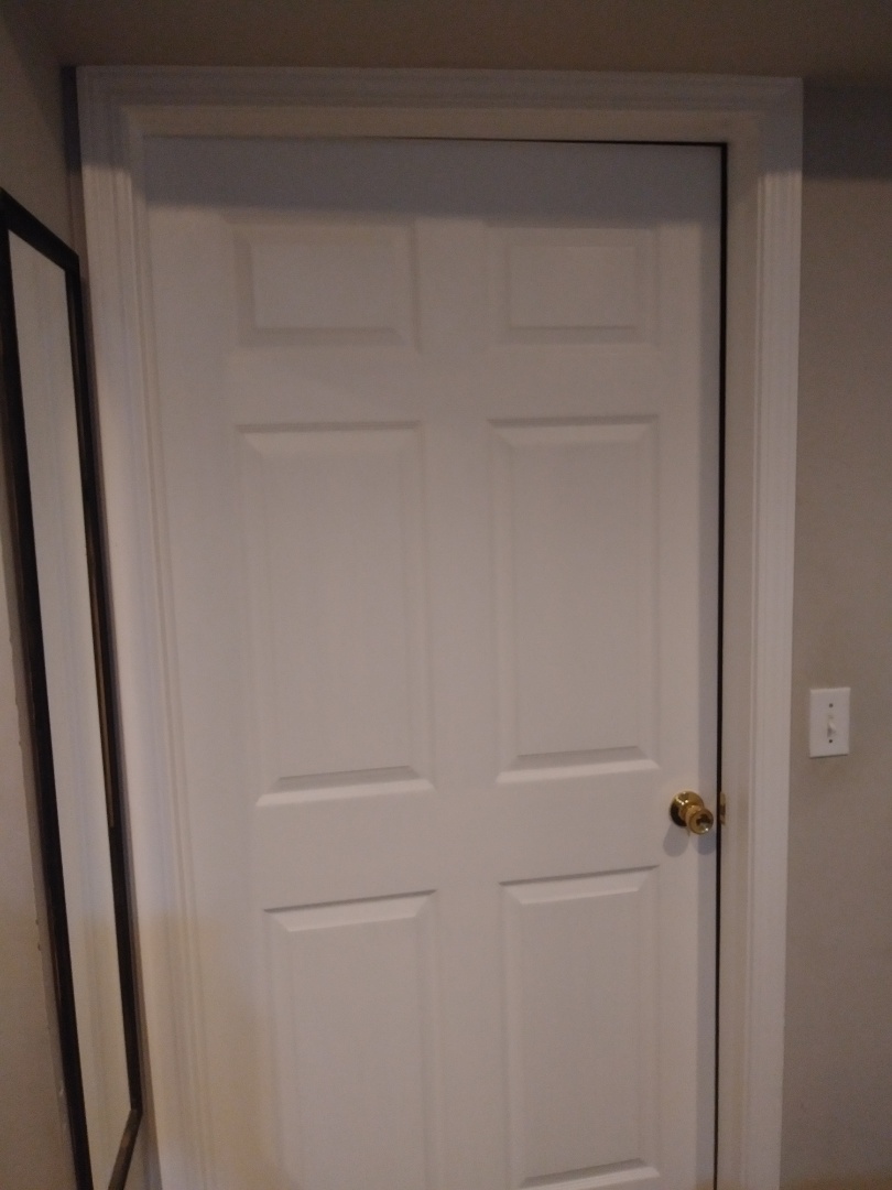 Kentwood, MI - Had to work late but managed to get the doors replaced and 2 coats of paint on them all. Good day Kentwood, MI - Had to work late but managed to get the doors replaced and 2 coats of paint on them all. Good day