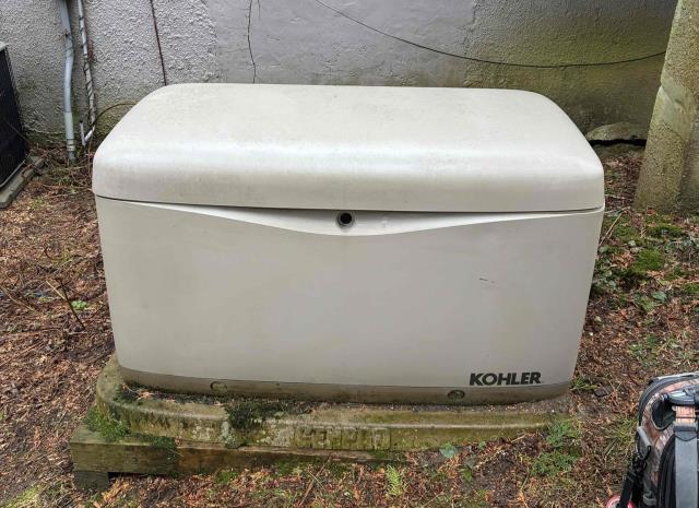 Before and after photos of this newly serviced Kohler 20RESA.
