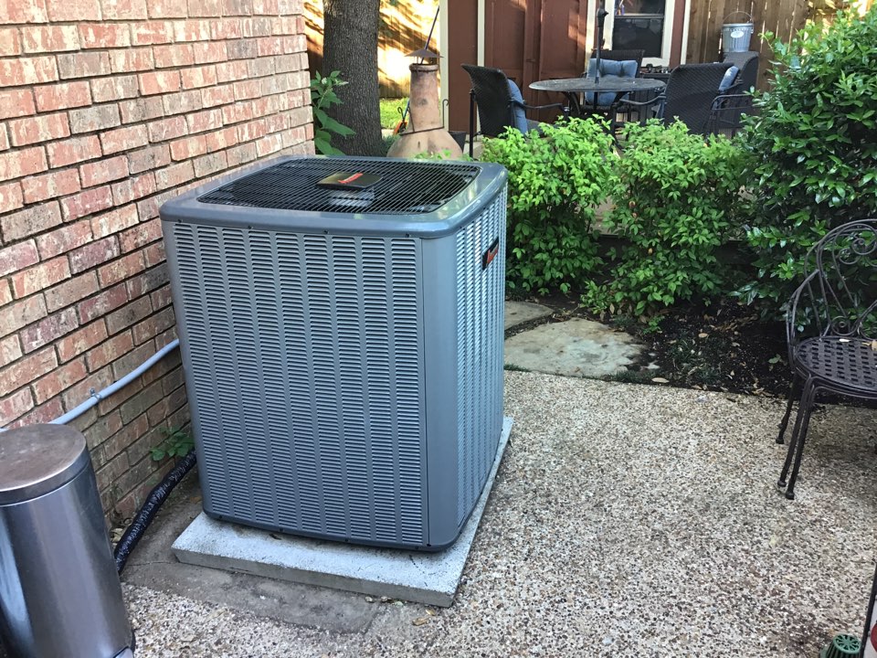 Benbrook, TX - Came out to perform quality check on clients brand new 16 sear two-stage heat pump system, upon arrival performed QC buy checking wiring, seal, delta T, charge and overall cleanliness of job, etc., etc.. Found system to be operating with a 21° delta T, and system to be operating at 13° sub cooling and 13° superheat. System is operating well within manufacture specifications. Pictures of data plates are in history. Benbrook, TX - Came out to perform quality check on clients brand new 16 sear two-stage heat pump system, upon arrival performed QC buy checking wiring, seal, delta T, charge and overall cleanliness of job, etc., etc.. Found system to be operating with a 21° delta T, and system to be operating at 13° sub cooling and 13° superheat. System is operating well within manufacture specifications. Pictures of data plates are in history.
