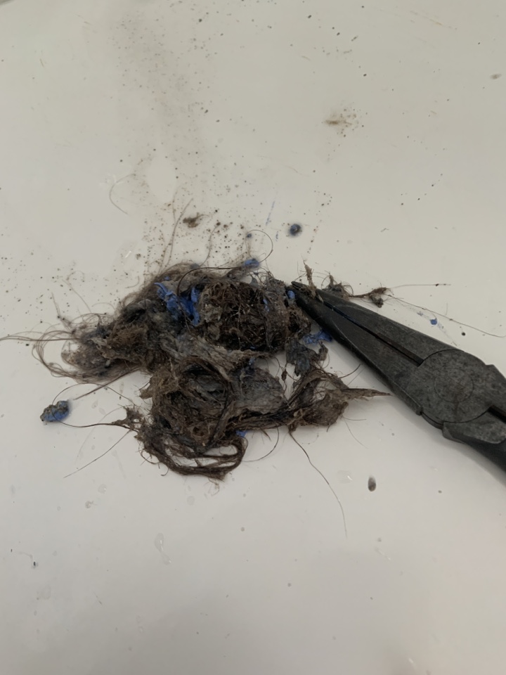 Jensen Beach, FL - Cleared backed up tub drain with sewer machine and 10ft of cable. Jensen Beach, FL - Cleared backed up tub drain with sewer machine and 10ft of cable.
